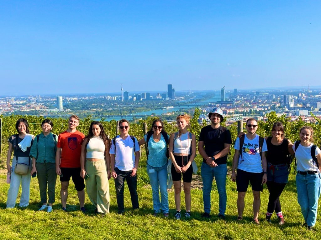 Lab retreat overlooking the city