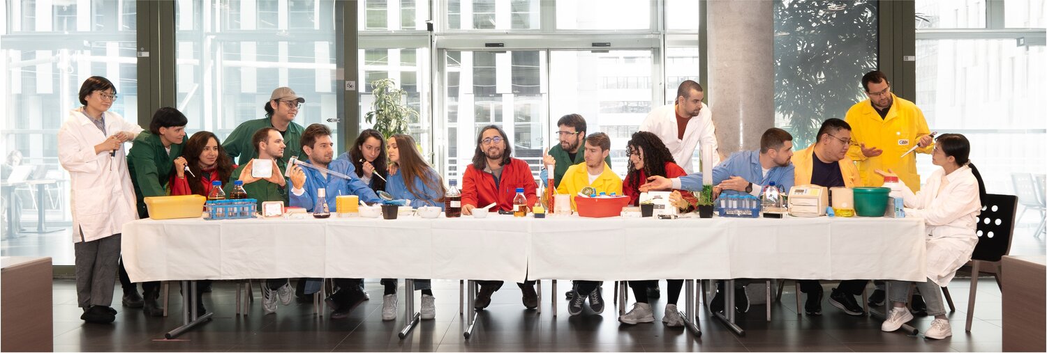 Lab dinner together